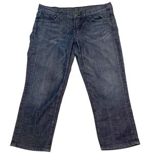 Citizens of Humanity COH Cropped Kelly Stretch 063 Jeans Dark Wash Denim‎  SZ 30
